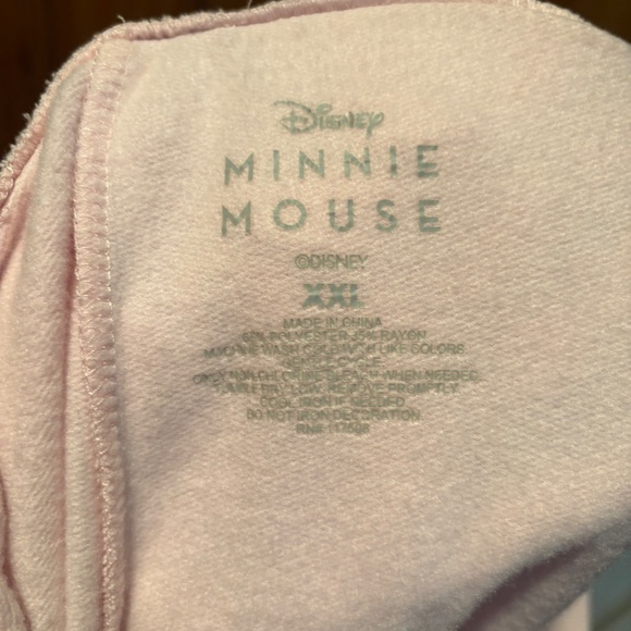 Disney Women's Minnie Mouse Sweatpants in Light Pink XXL - Picture 5 of 5
